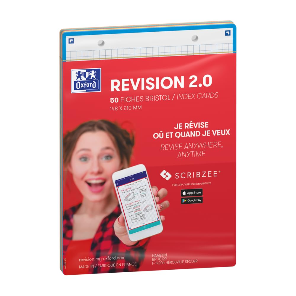 Oxford Révision 2.0 400137404 Fiszki A5, Wielokolorowy