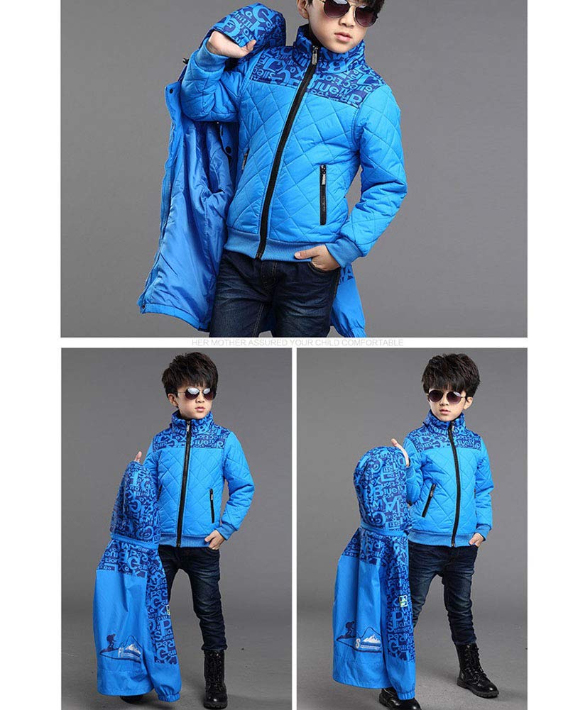 Niño Chaqueta Softshell 3 en 1 de Camuflaje cálido de Invierno Chaqueta de esquí para abono de esquí