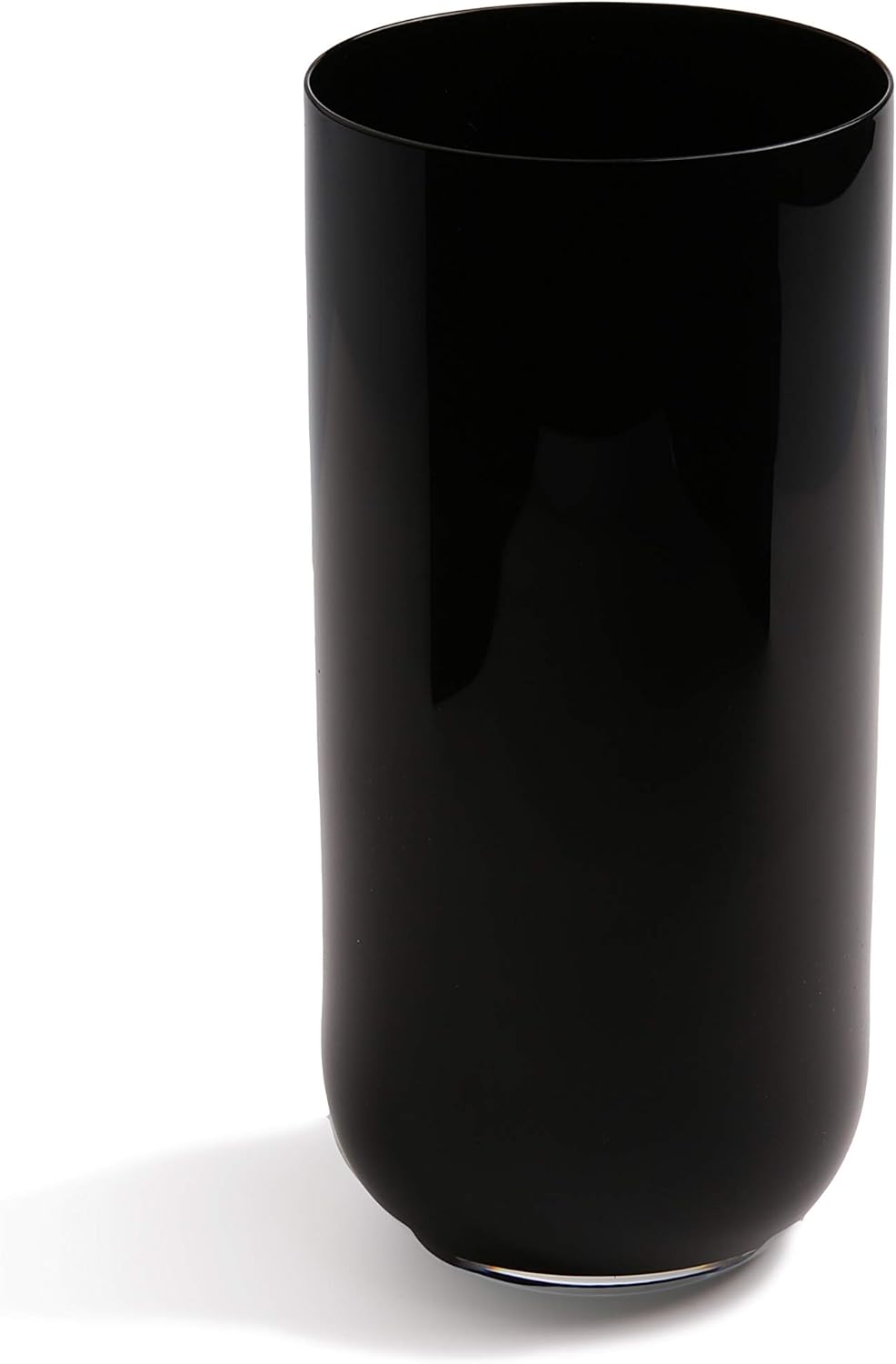 Colored Glass Tumblers, Stemless, Fills 18 oz., Set of 6 (white)
