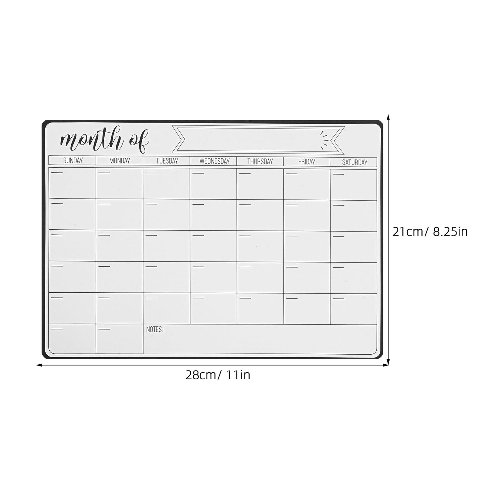 PLAFOPE 4 Pezzi Calendario Lavagna Magnetica Bianca Frigorifero Lavagna Cancellabile A Secco Planner
