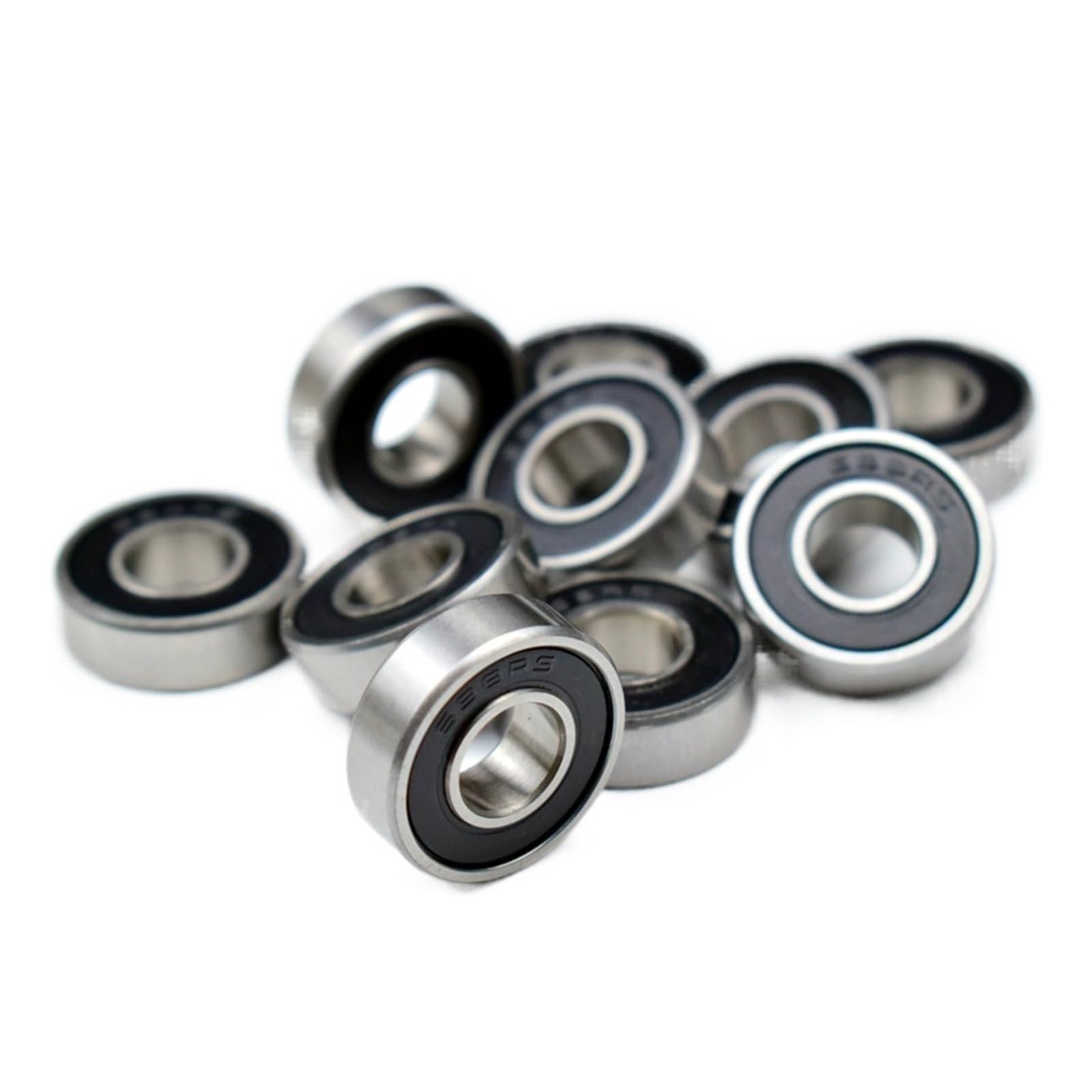 HYUJNAFZR Bimetal Seal Shield Micro deep Groove Bearing 10pcs 698RS 8x19x6mm Miniature Ball Bearing
