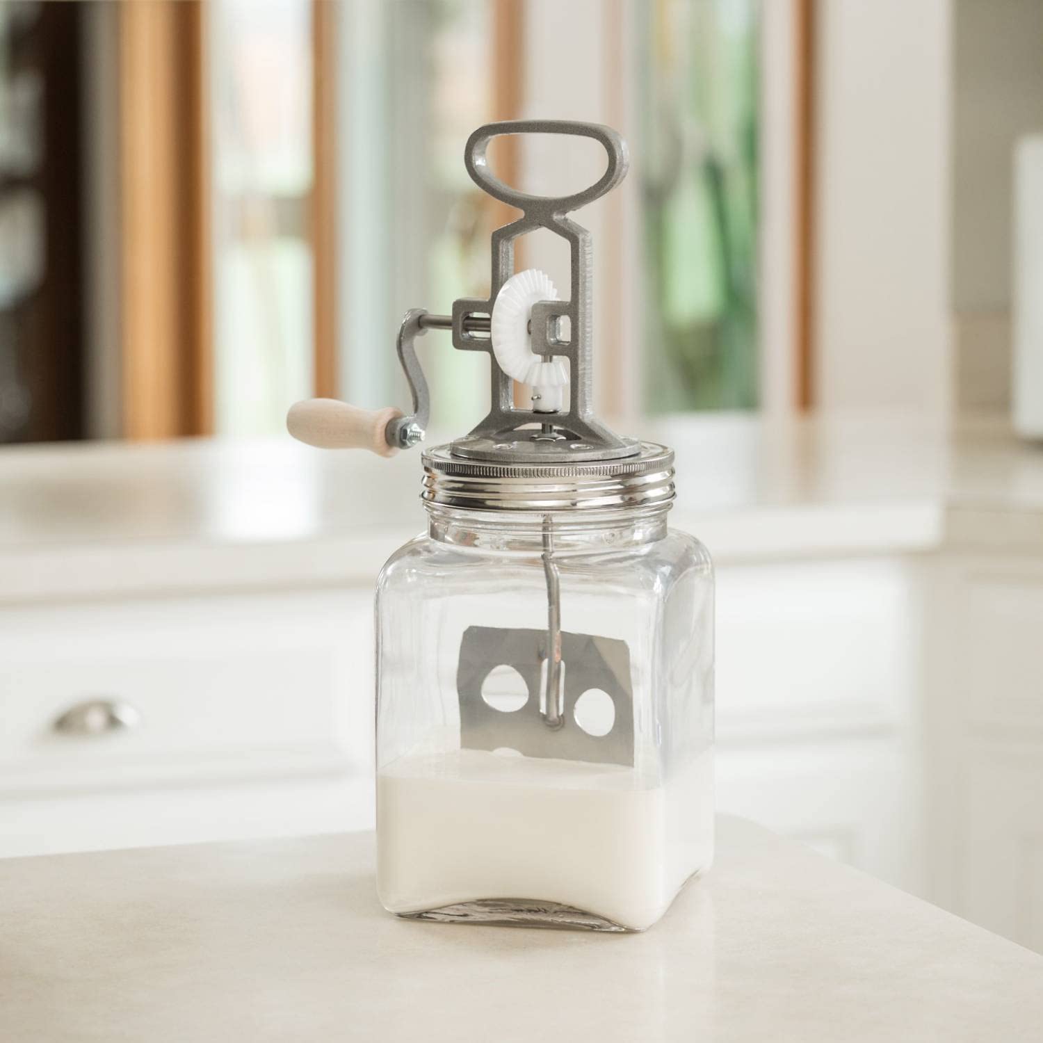 イギリスアンティーク バターピクニックジャー レザーバンド付バタージャー イギリスアンティーク バターピクニックジャー レザーバンド付バタージャー