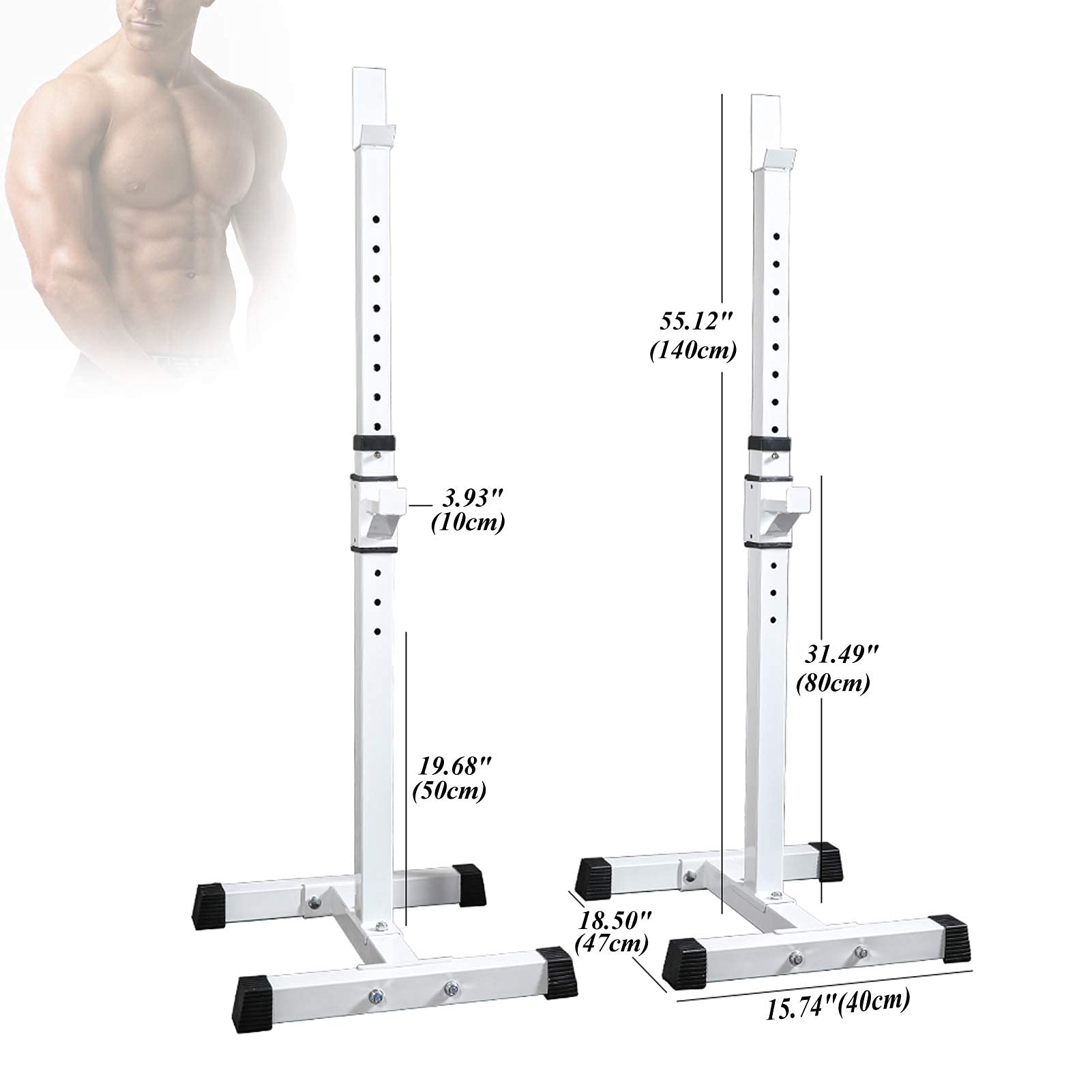 Amazon.co.jp: セパレートバーベルラック、多機能ベンチプレスと