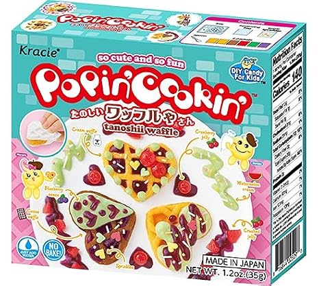 Kracie Popin Cookin DIY Candy Making Kit with ENGLISH INSTRUCTIONS, Assorted Variety Set, Perfect For Kids (Pack of 8)