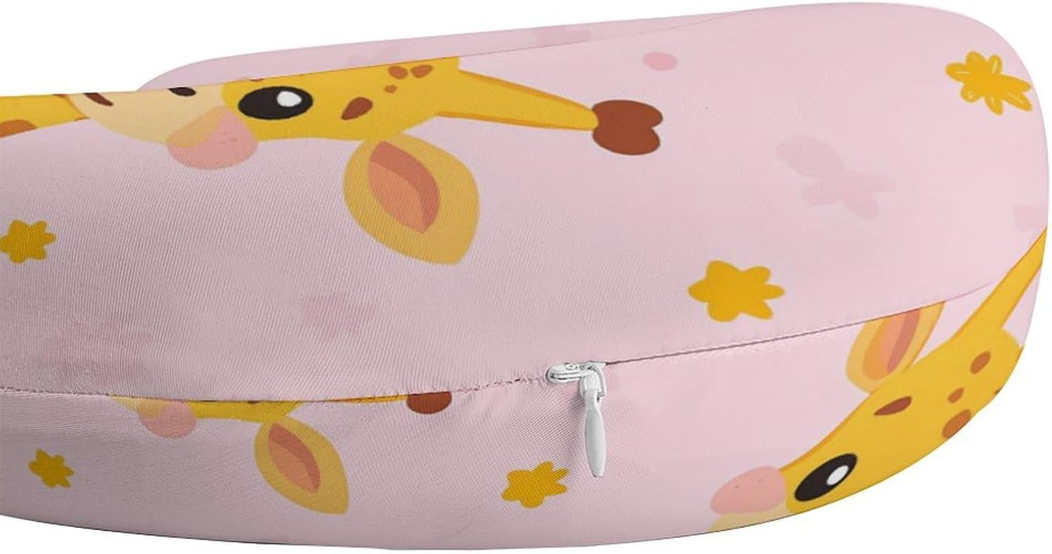 Cute Giraffe Memory Foam Pillows U Shaped Travel Neck Pillow