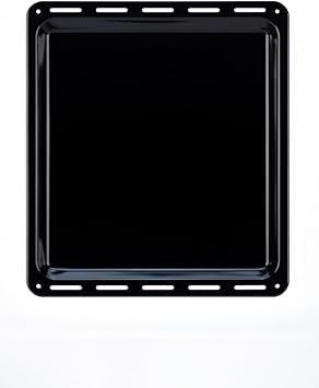 Ankastre Emaye F r n Tepsisi 42,2x37,5x2CM Bosch Siemens Beko Ar elik Vestel Profilo Uyumlu Siyah Renk