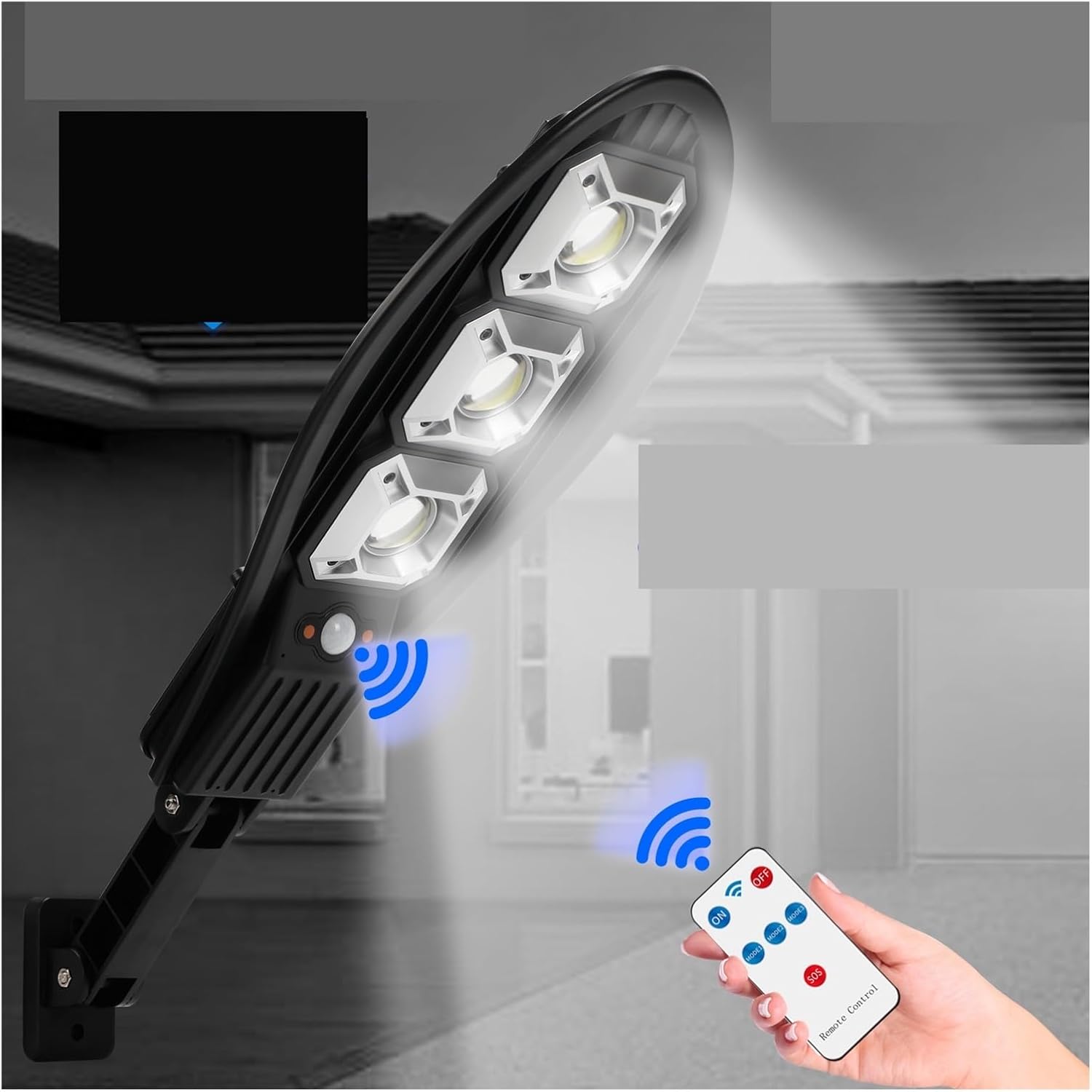 ソーラー 街灯、 LED ソーラー街路灯ソーラースポットライト IP65 防水