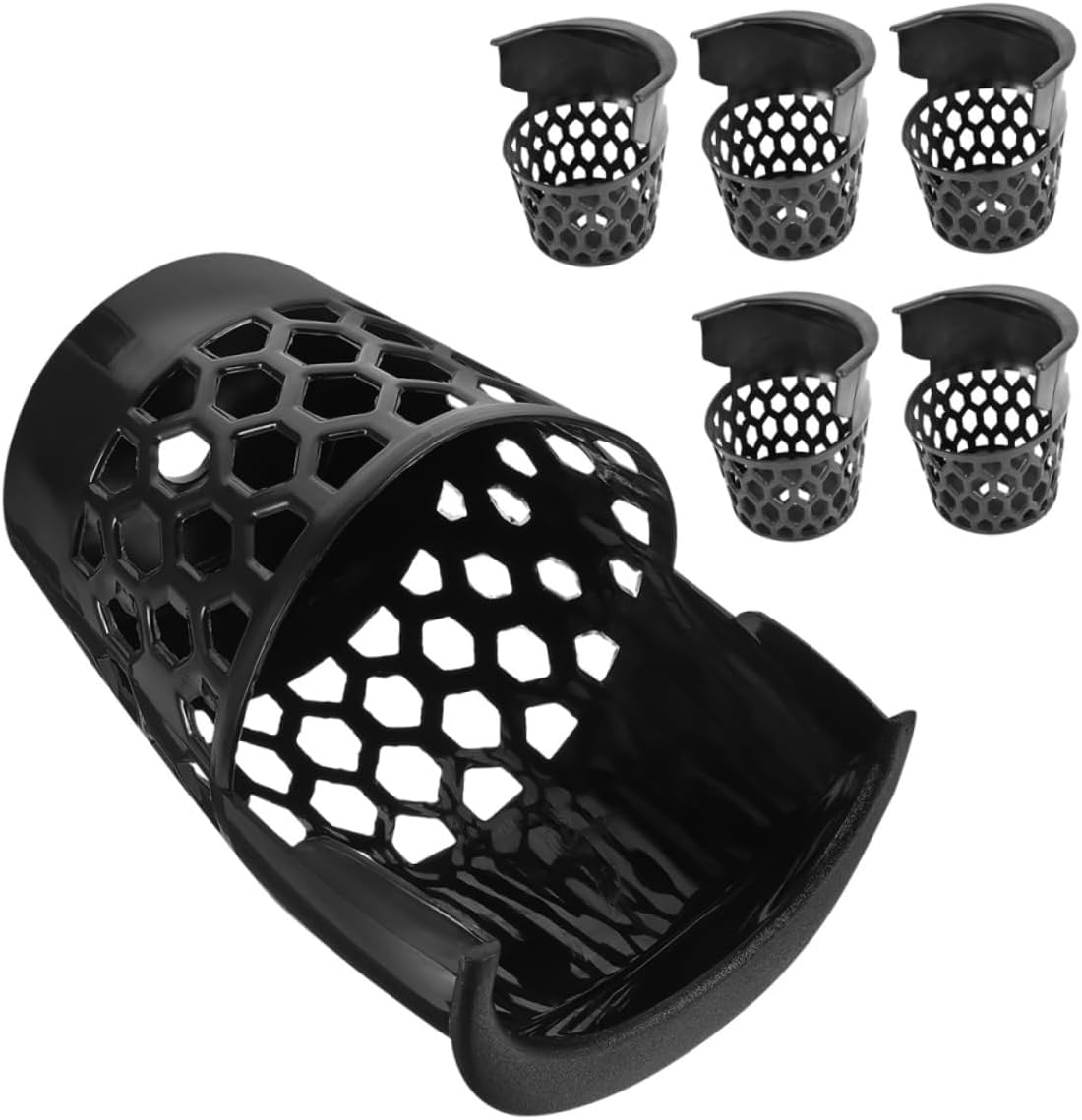 Toyvian 6pcs Pool Table Accessory Billiard Net Pockets Replacement Storage Pockets for Billiard Table