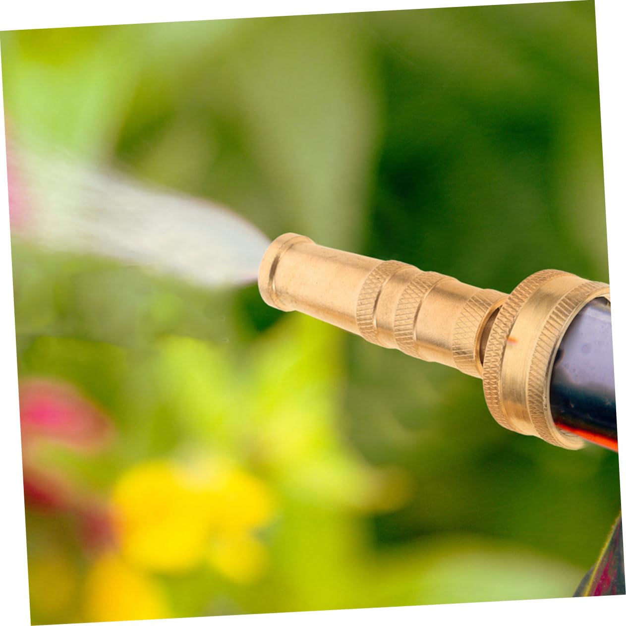Messing-Gartenschlauch-Sprühdüsen, Twist-Wasserstab-Sprüher für Rasen und Pflanzen, langlebige Messingkonstruktion, effiziente Bewässerungslösung