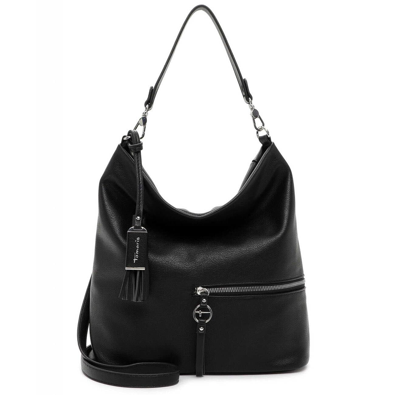 Tamaris Nele Damen Schultertasche Synthetik grau