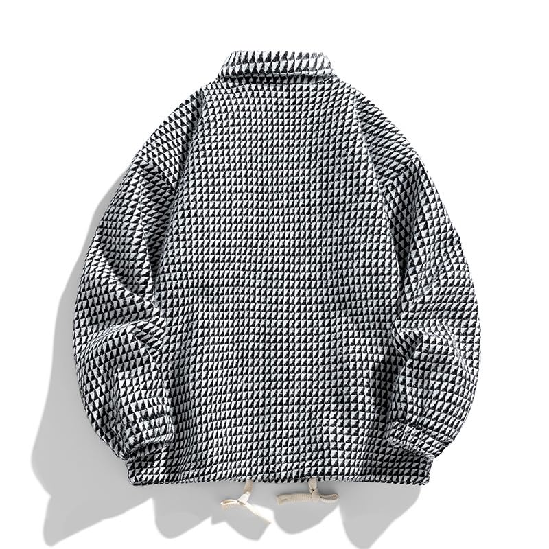 American Summer Youth Plaid Casual Collar Jacket 5