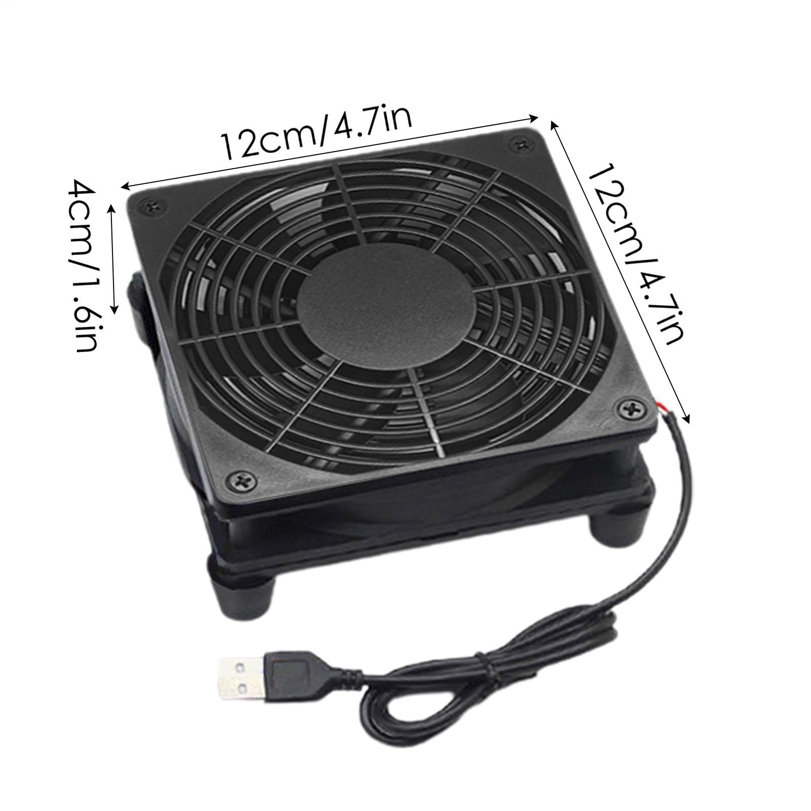 Ventola Di Raffreddamento Per PC - Ventola Del Router USB Portatile, Dispositivo Di Raffreddamento Alimentato USB | Laptop Per Box Televisivi Router Di Gabinetto, Ventilatori Mini Ventilatori Ad Alta