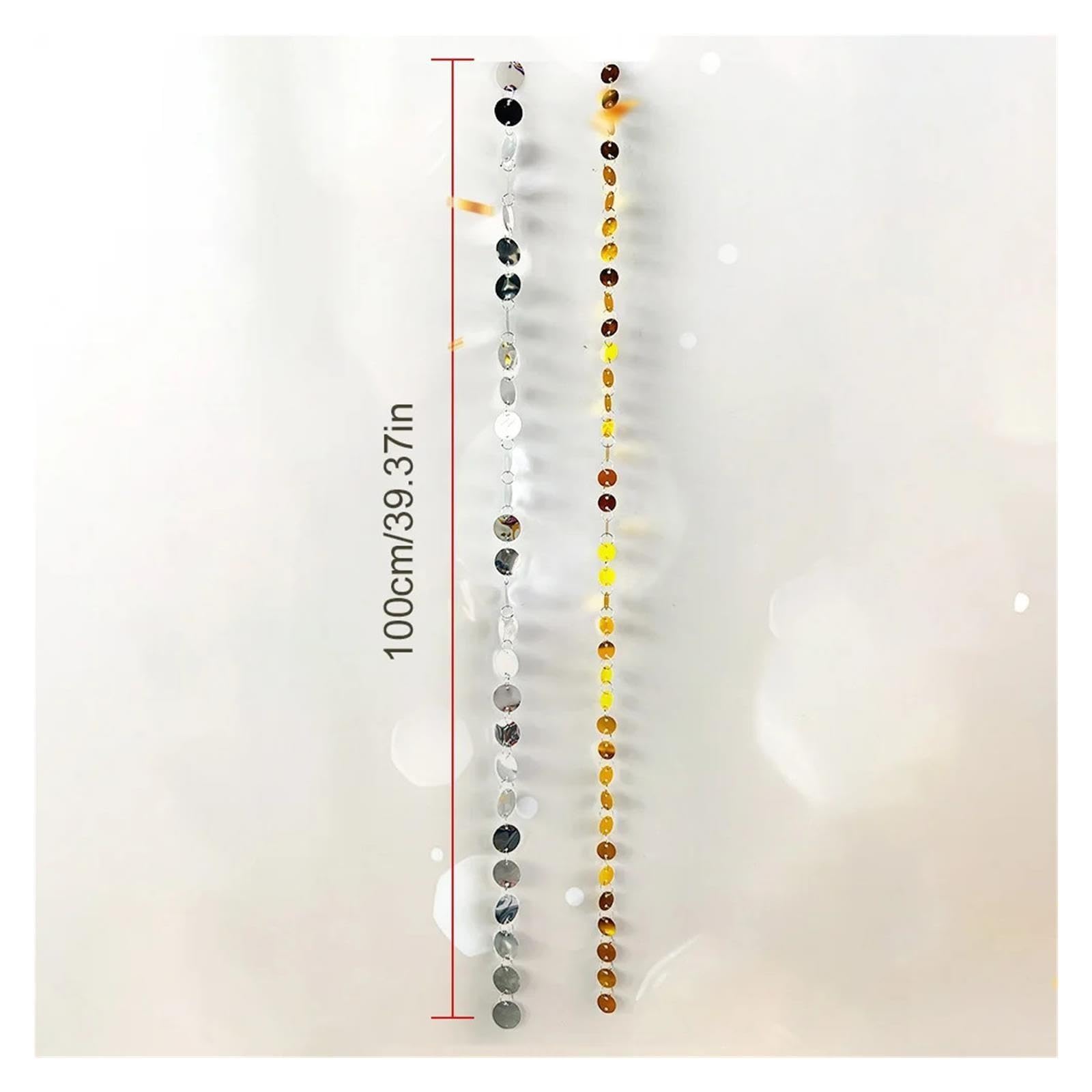 Mur de Fond Gland Paillettes Rideau Perles