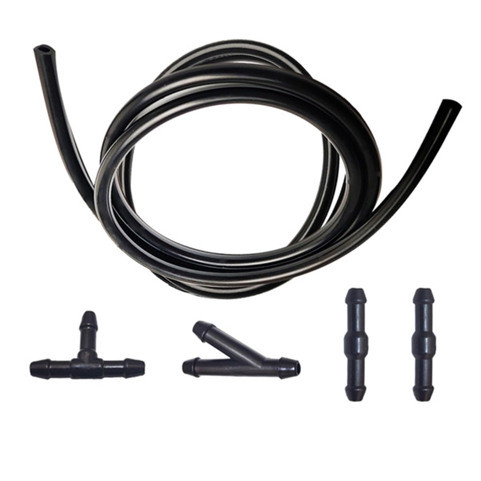 Zhlouytg 1M 1 Set Windshield Hose Kit Connector Connecting Water Nozzle Car Glass Washer For Most Cars Front Windshield Spray Nozzles Washer Jet Kit