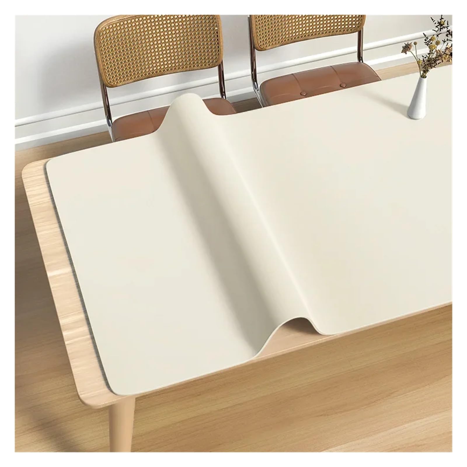 Tappetino da scrivania in pelle, grande tovaglia impermeabile double face, copertura da tavolo facile da pulire for casa e armadietto(Color 2,50x120cm)