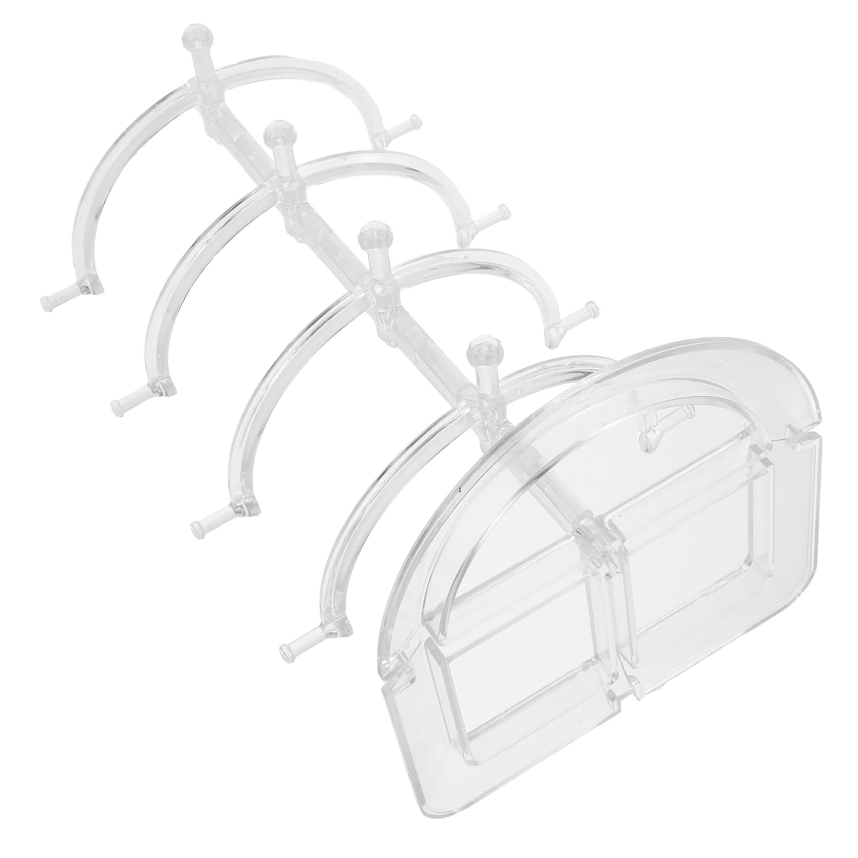 ULTECHNOVO Sunglass Display Stand Acrylic Tray Eyeglass Rack Organized Glasses Showcase for Shop
