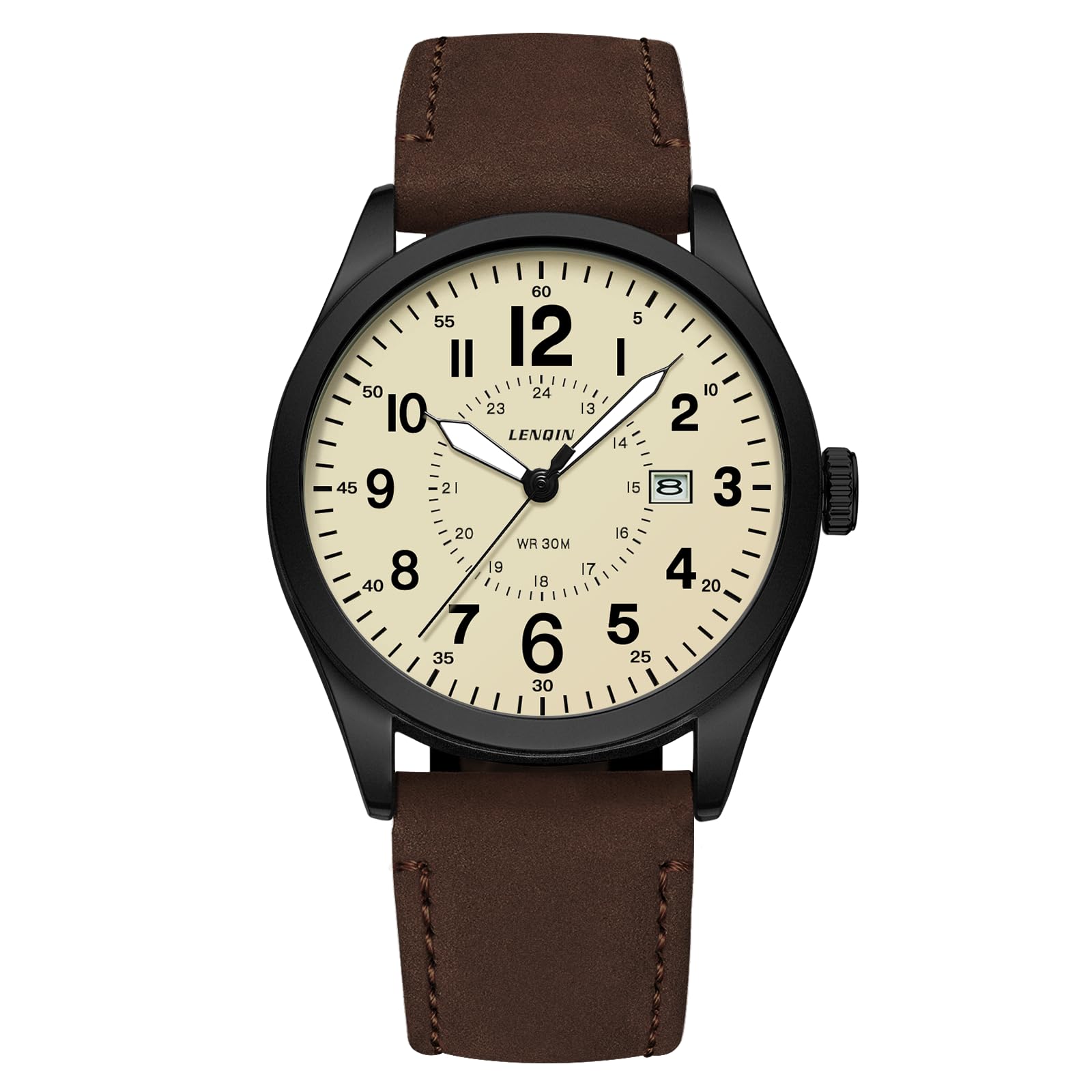 Uhren Herren Militär Analog Quarzuhr Wasserdichte Armbanduhr für Männer | mit Datum Sportuhr Nylon Band Taktische Uhr