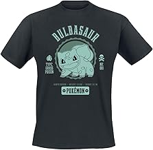 Pokémon Bulbasaur Men's T-Shirt Black Regular