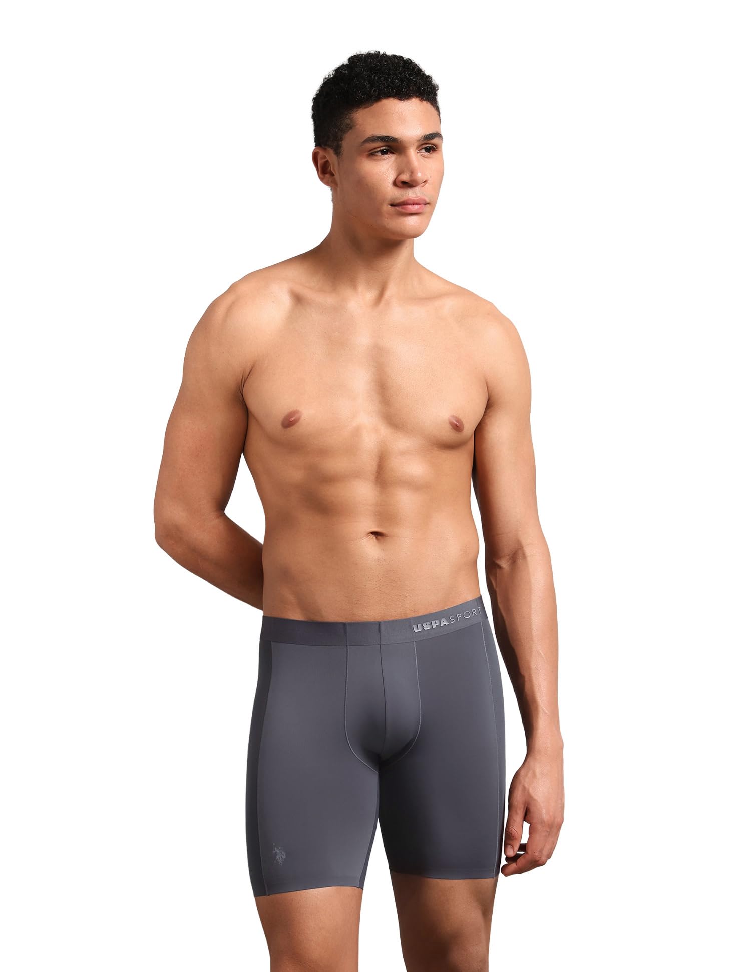 u.s. polo assn. Men's Nylon Micro Fibre Seamless Long Trunks Underwear-picture-32