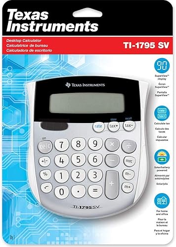 Miniatura 2 de Texas Instruments TI-1795 SV Calculadora de función estándar/paquete de 12