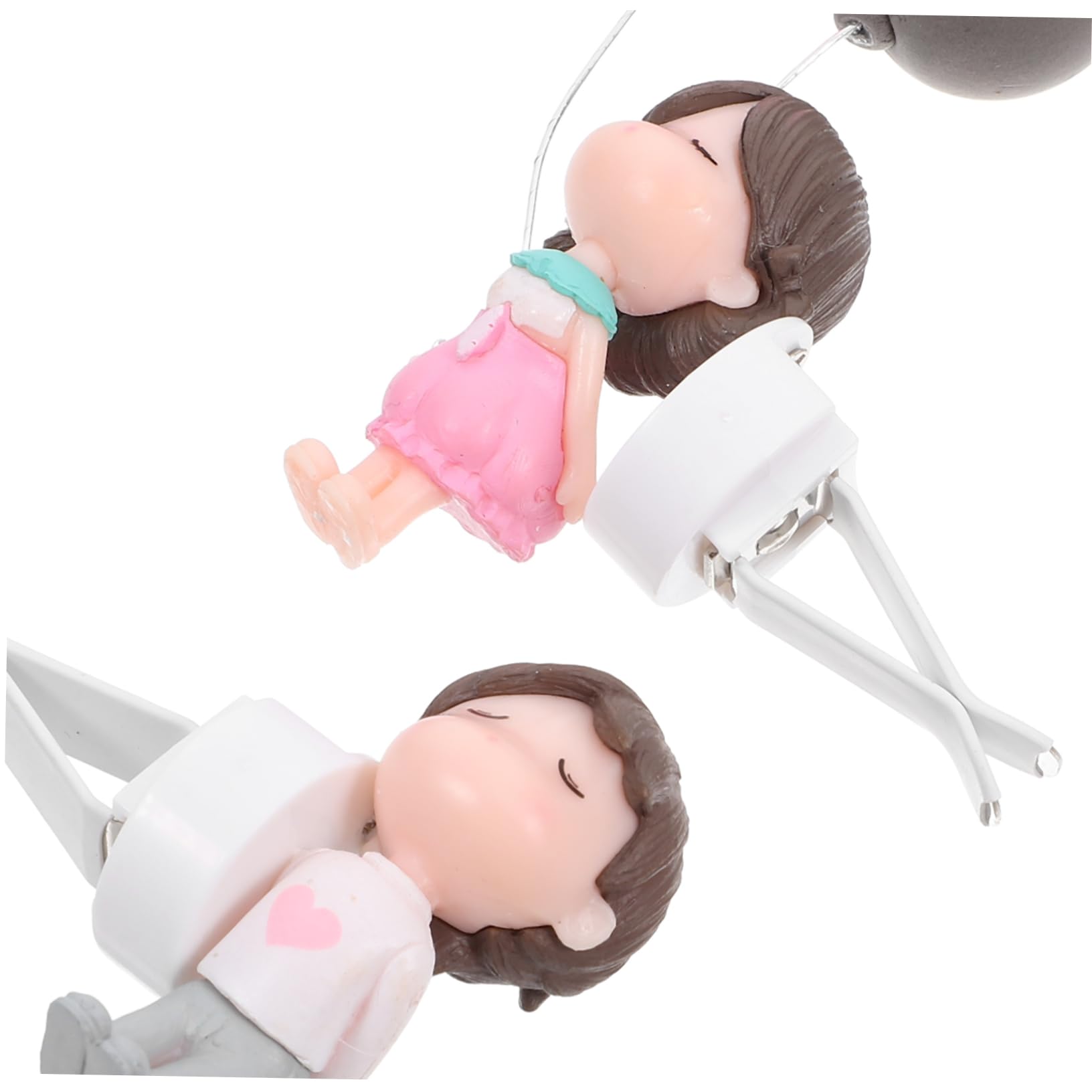 iplusmile 25pezzi Clip Profumatore Per Auto Con Decorazioni Per Interni Palloncini e Fiori Diffusore Aromatico Per Bocchette Aria Materiali Resistenti e Design Elegante