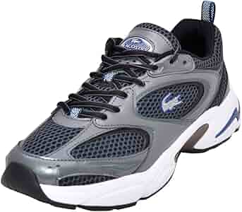 Amazon.com | Lacoste Mens Storm 96 2K Sneaker, DK Gry/NVY, 7