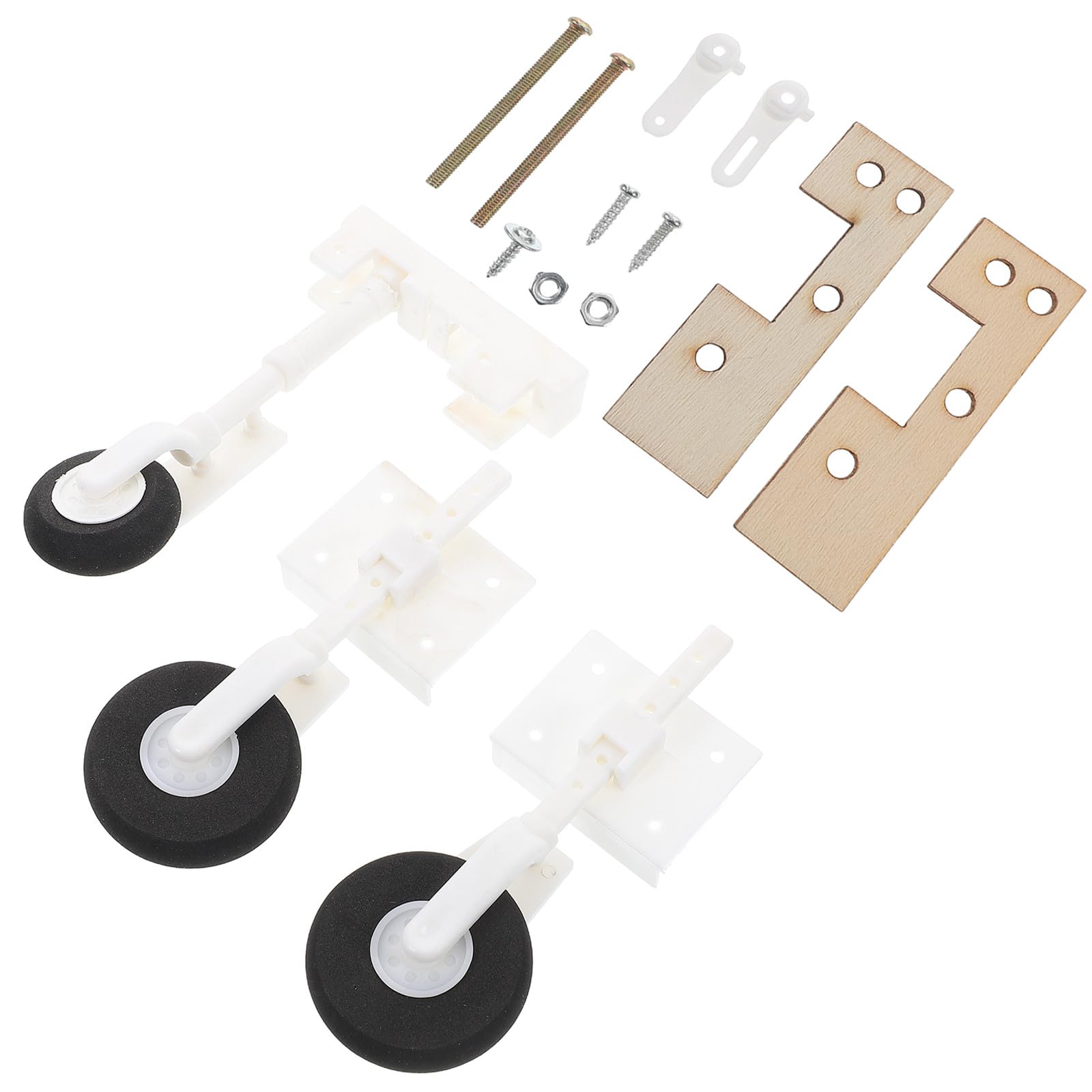 Tren de aterrizaje para modelos de aviones Uonlytech compatible con proyectos de bricolaje de plástico 8