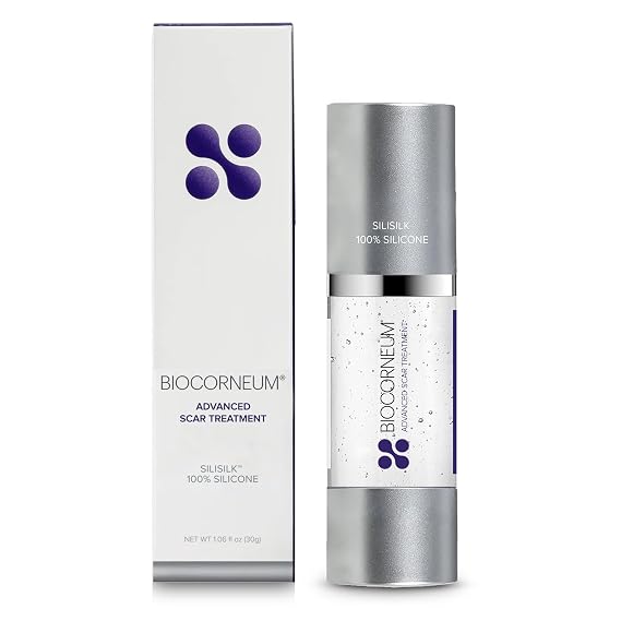 BIOCORNEUM SILISILK Silicone Gel Professional-Grade Silicone for Visible Scar & Skin Refinement Soft Touch, Fast-Drying, Hydrating Formula 100% Silicone Scar Gel Non-SPF 1.06 fl oz (30g)