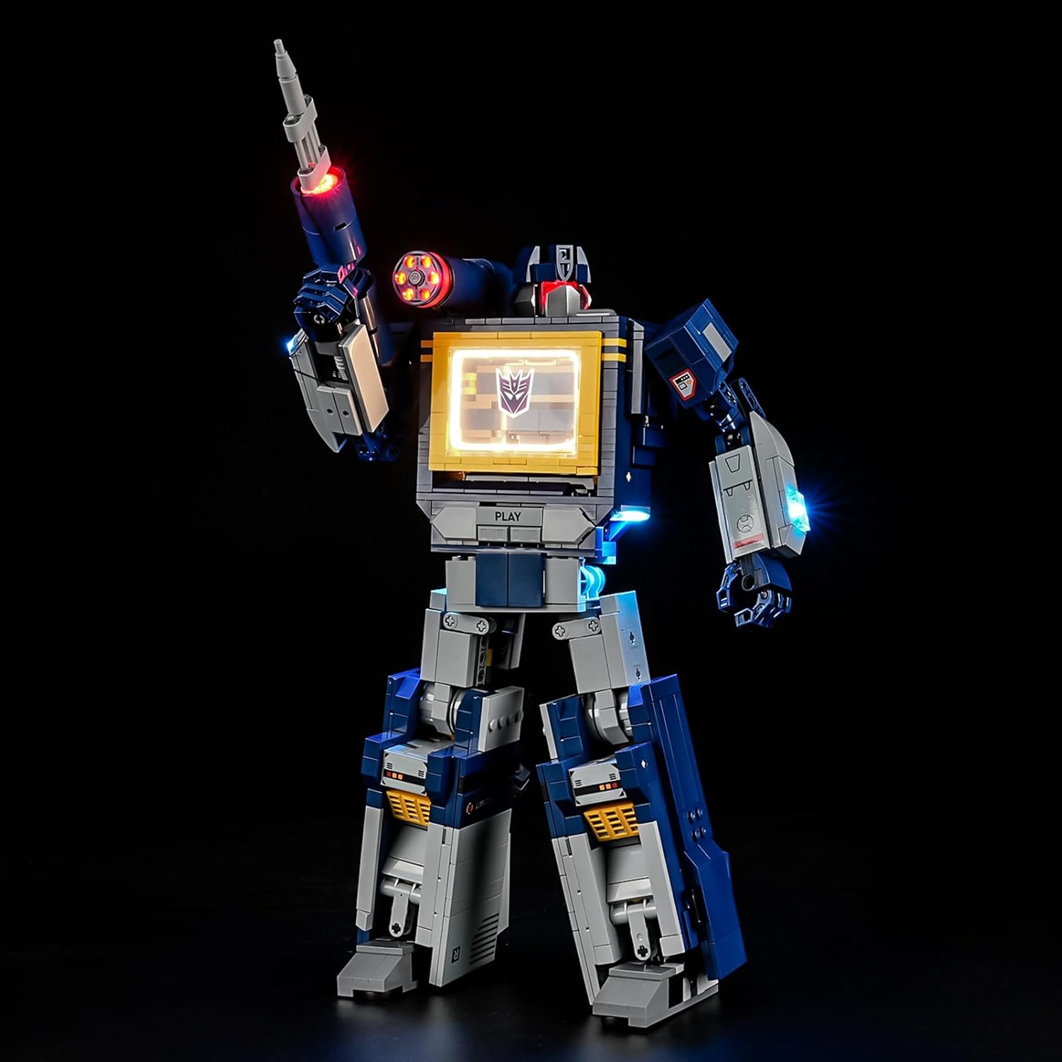 YEABRICKS LED Light for Lego-10358 Icons Transformers: Soundwave Building Blocks Model (Building Set NOT Included)