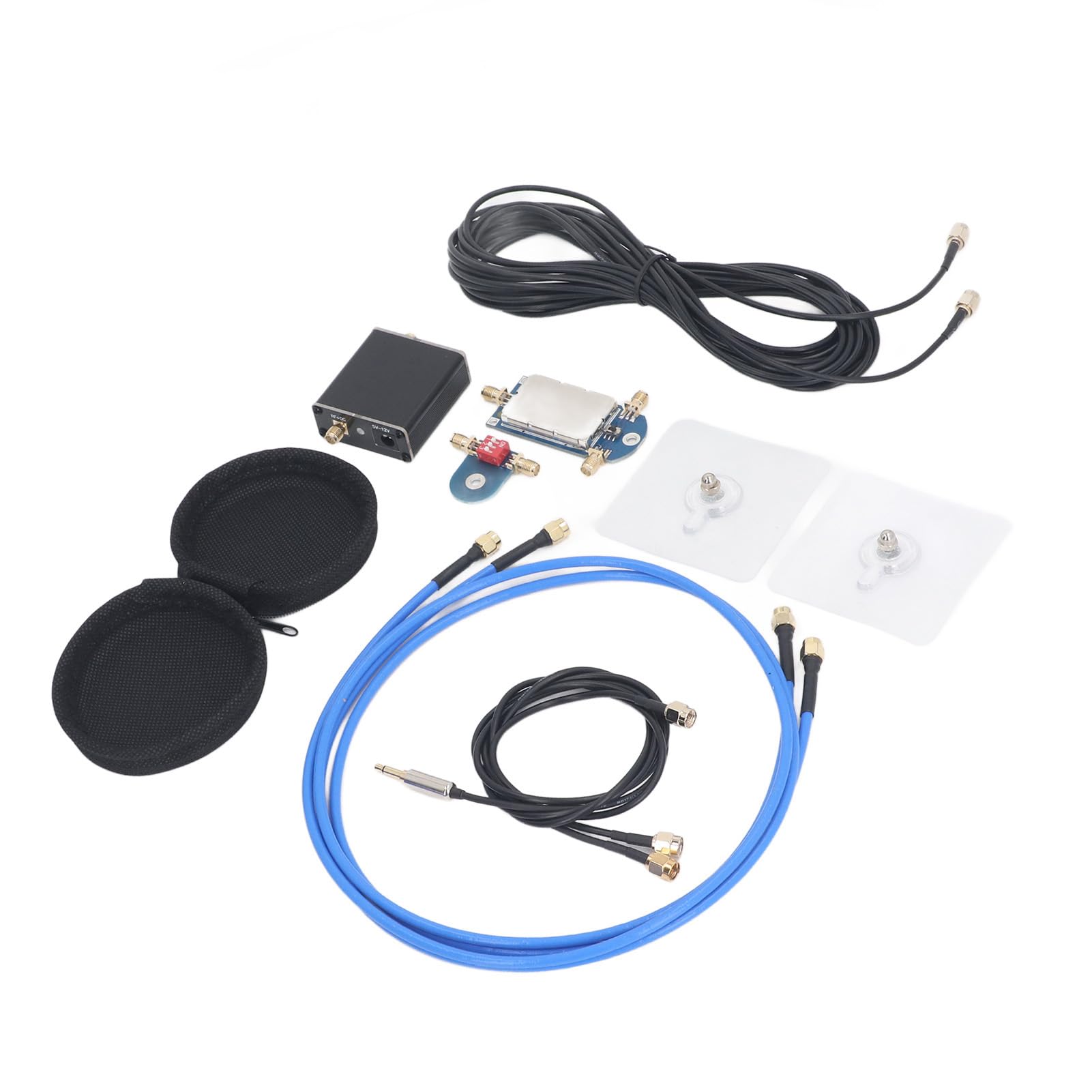Antena de Bucle Pequeño, Banda Completa de Alta Ganancia HF Am FM VHF UHF SDR Antena Receptora Activa de Bucle 5‑12V