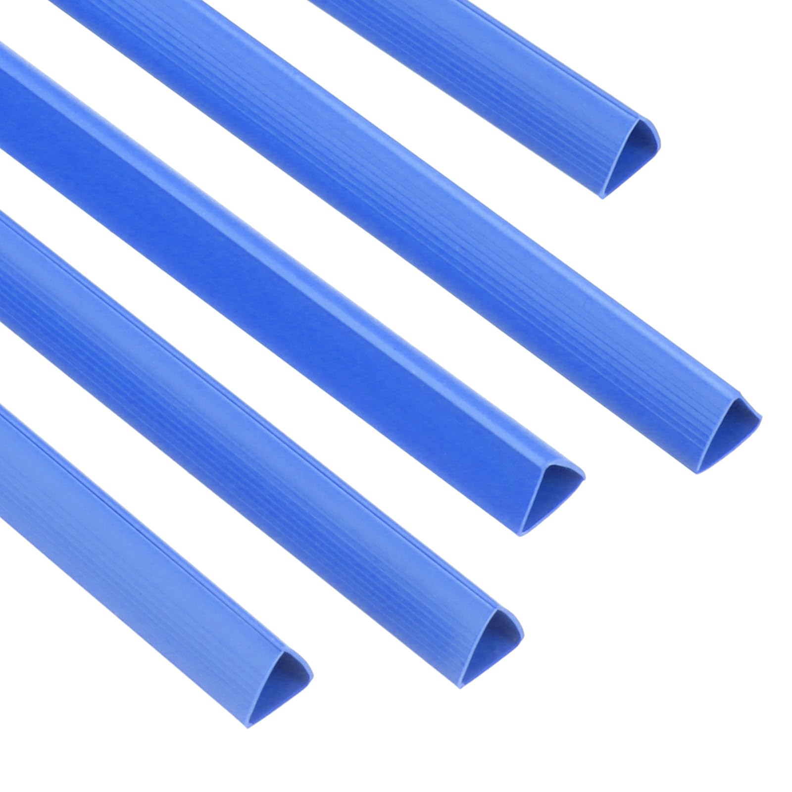 PATIKIL 50Pcs Binding Bars, 10mm Binding Bars Slide Grip 70 Sheets Capacity A4 Size Report Binder Presentation Binder for Report Cover Resume, Blue