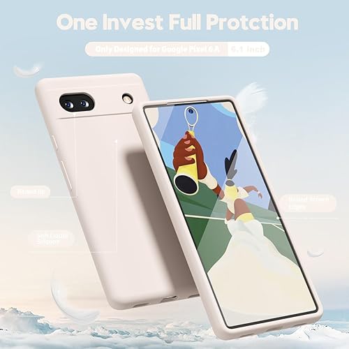 Miniatura 3 de oakxco Funda magnética transparente para Google Pixel 8, compatible con Magsafe, delgada, transparente, no amarillea, Hybird de silicona suave y