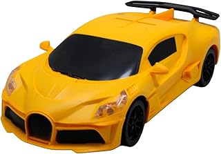 High-Speed Yellow RC Racing Car for Kids (8+ Years) - Remote Control Stunt Vehicle 50491