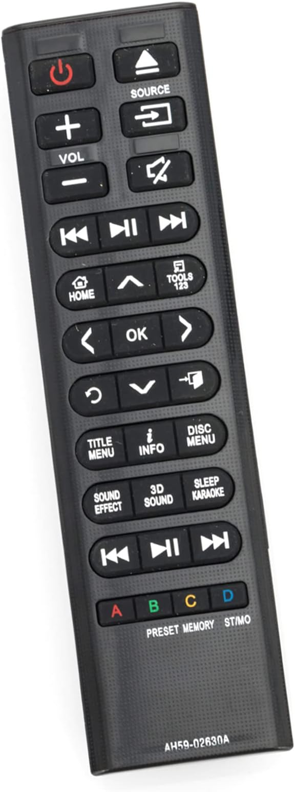 ALLIMITY AH59-02630A Remote Control Replace fit for Samsung Blu-ray Home Entertainment Systems HT-H7500WM HT-J7500 HT-J7750 HT-J7500W HT-J7750W HT-H7750WM HT-H6500WM HT-H6530WM