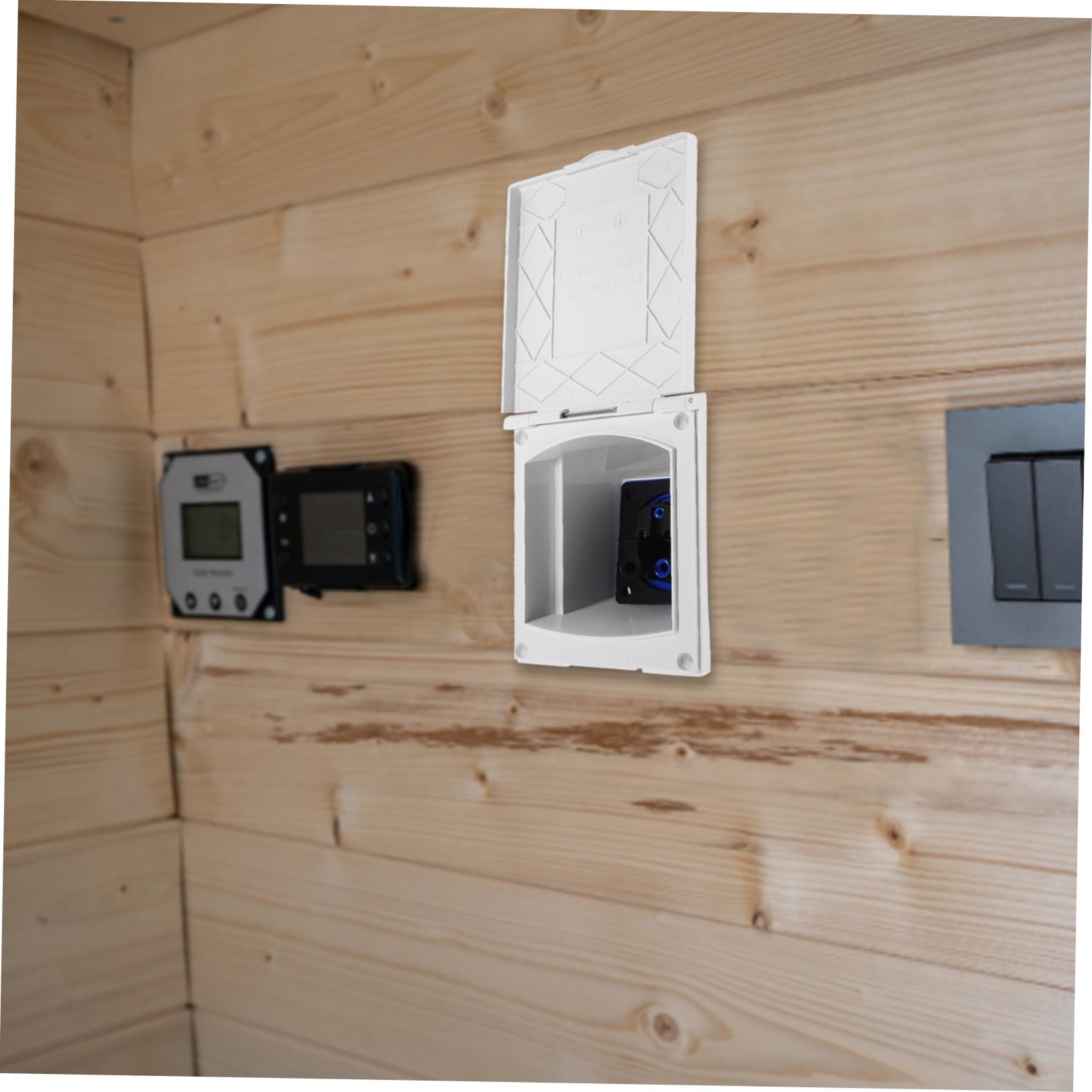Gatuida 3stücke Rv Power Inlet Box Wetterfeste Außensteckdose Für Wohnmobile Für Generator Und Solarenergie Vielseitige Stromanschlusslösung Für Camping Und Reisen