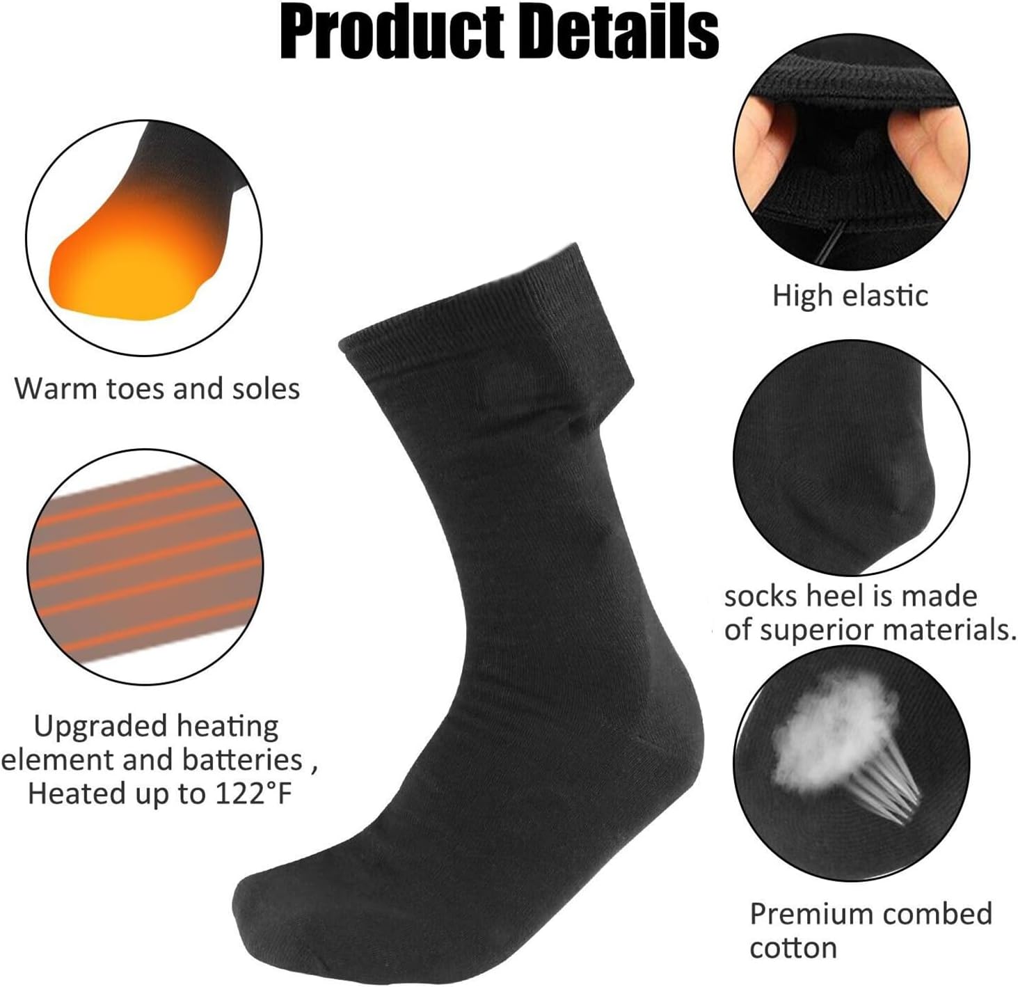Product Image 2 - Close up of sock material