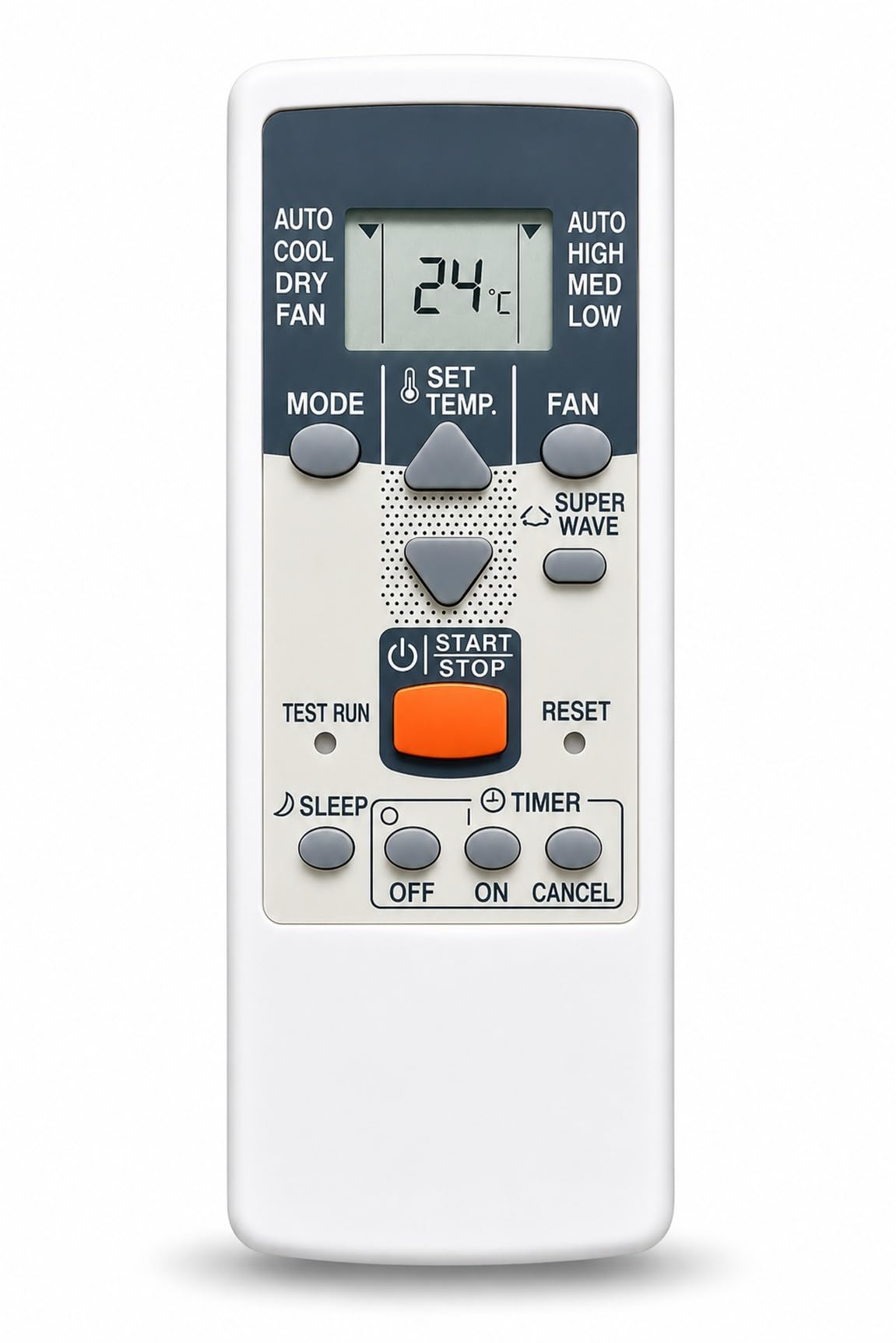 Model No. AR-RCD2E Compatible for O General Window & Split Air Conditioner (AC 125) Please Match Your OldRemote Exact Be Same Button, Better Performance ThisRemote-image-37