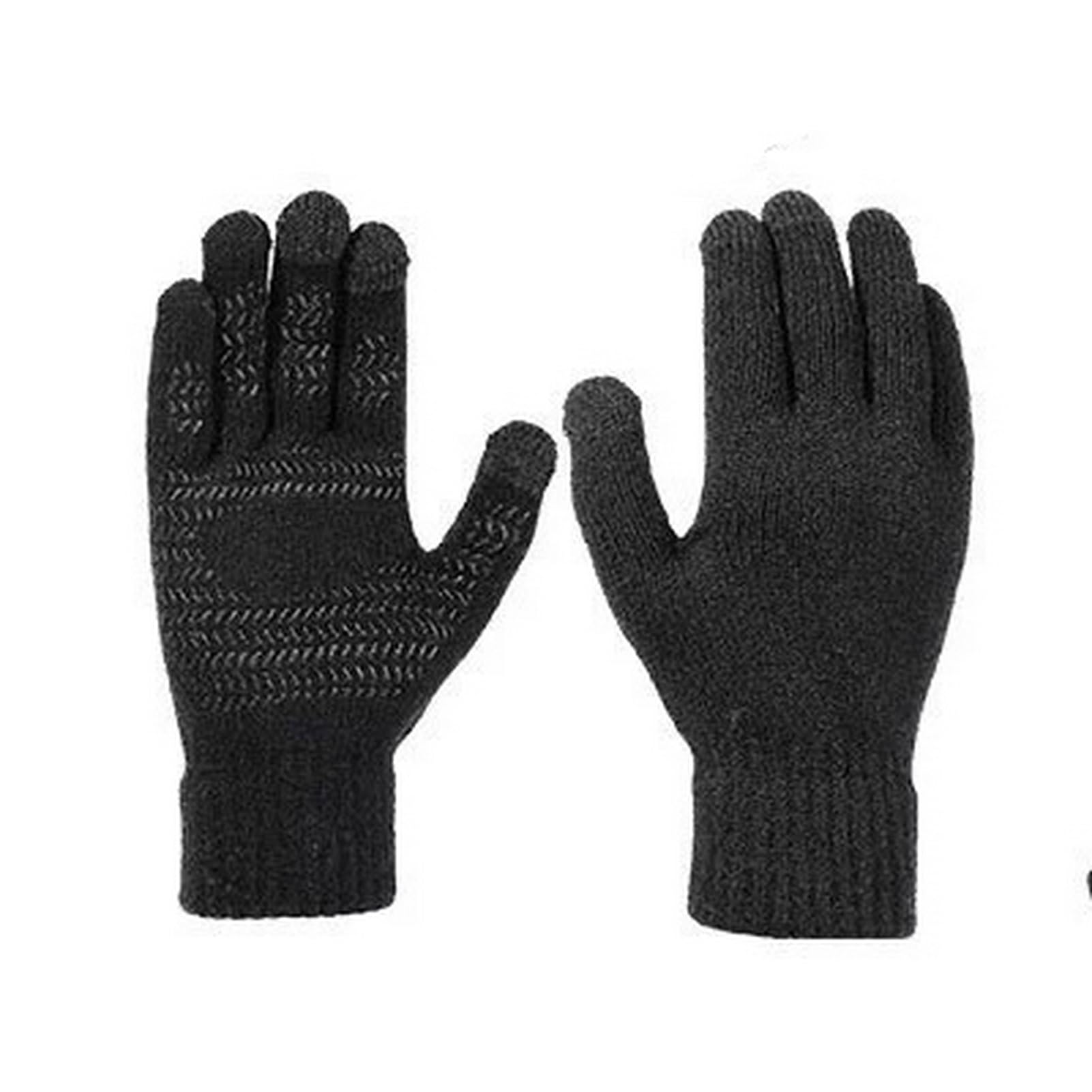 Lifup Conjunto Térmico 4 en 1, Gorro con Pompón, Bufanda Larga, Guantes y Calcetines de Lana, Set Mujer para Exterior y Uso Diario