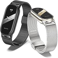 Vista 9 de MIJOBS Correa para Xiaomi Mi Band 10/9/8, Correa de Reemplazo Transpirable para Mi Fit Band 9, Correas de SmartWatch, Pulsera de Pulsera