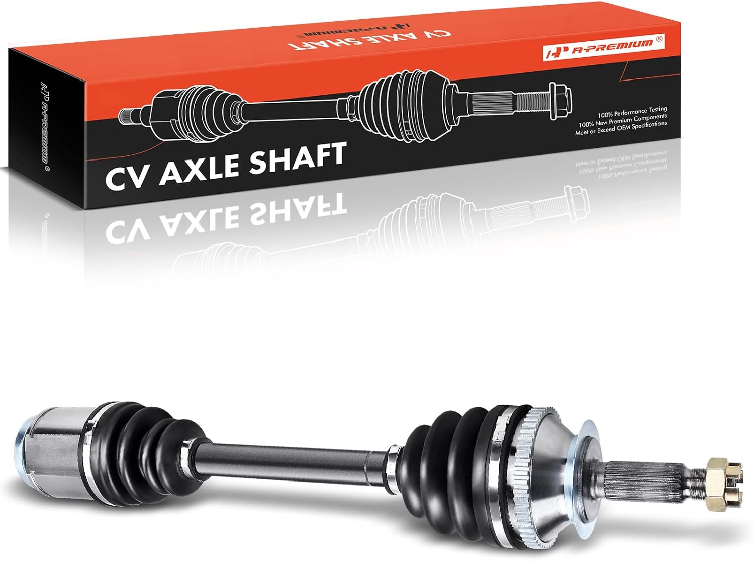 A-Premium Front Right Passenger Side CV Axle Shaft Assembly Compatible with Hyundai Santa Fe 2003-2006 2.7L 3.5L, 5-Speed Automatic Transmission Only