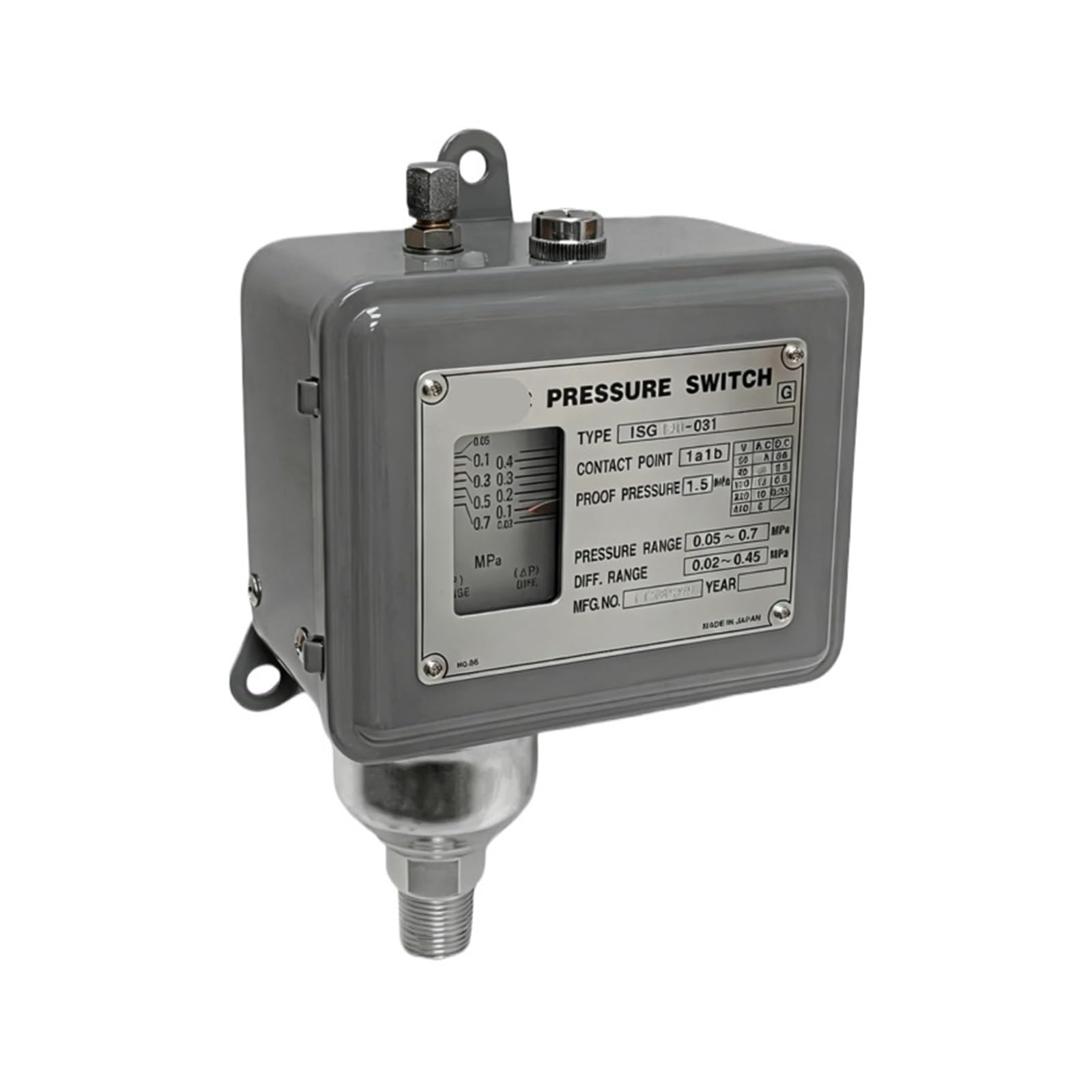 EWHBGSJOP 1pcs Pressure Switch ISG120-031 Pressure Controller 1SG120-031 Relay(ISG120-031)