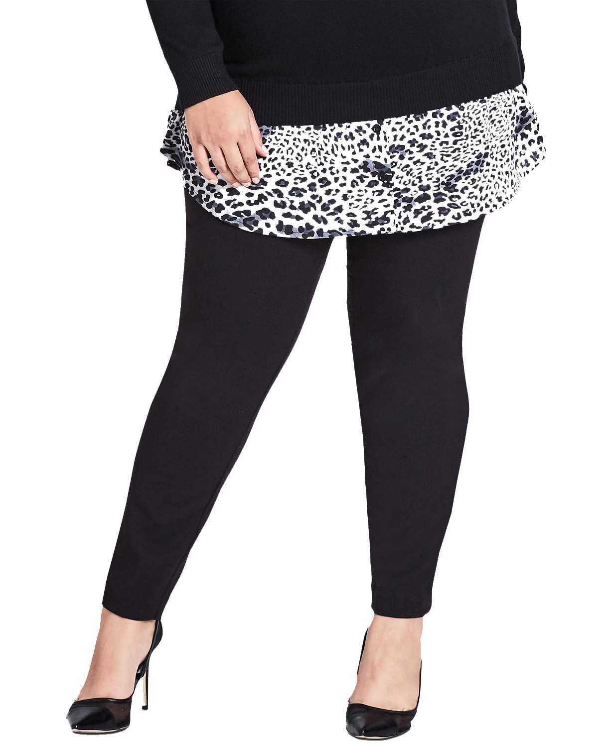 City Chic Womens Akira Casual Trouser Pants