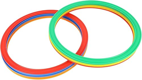 Miniatura 8 de SPYMINNPOO Juego de anillos de agilidad de velocidad, anillos de velocidad deportivos para niños con hebillas para entrenamiento de pies con mayor