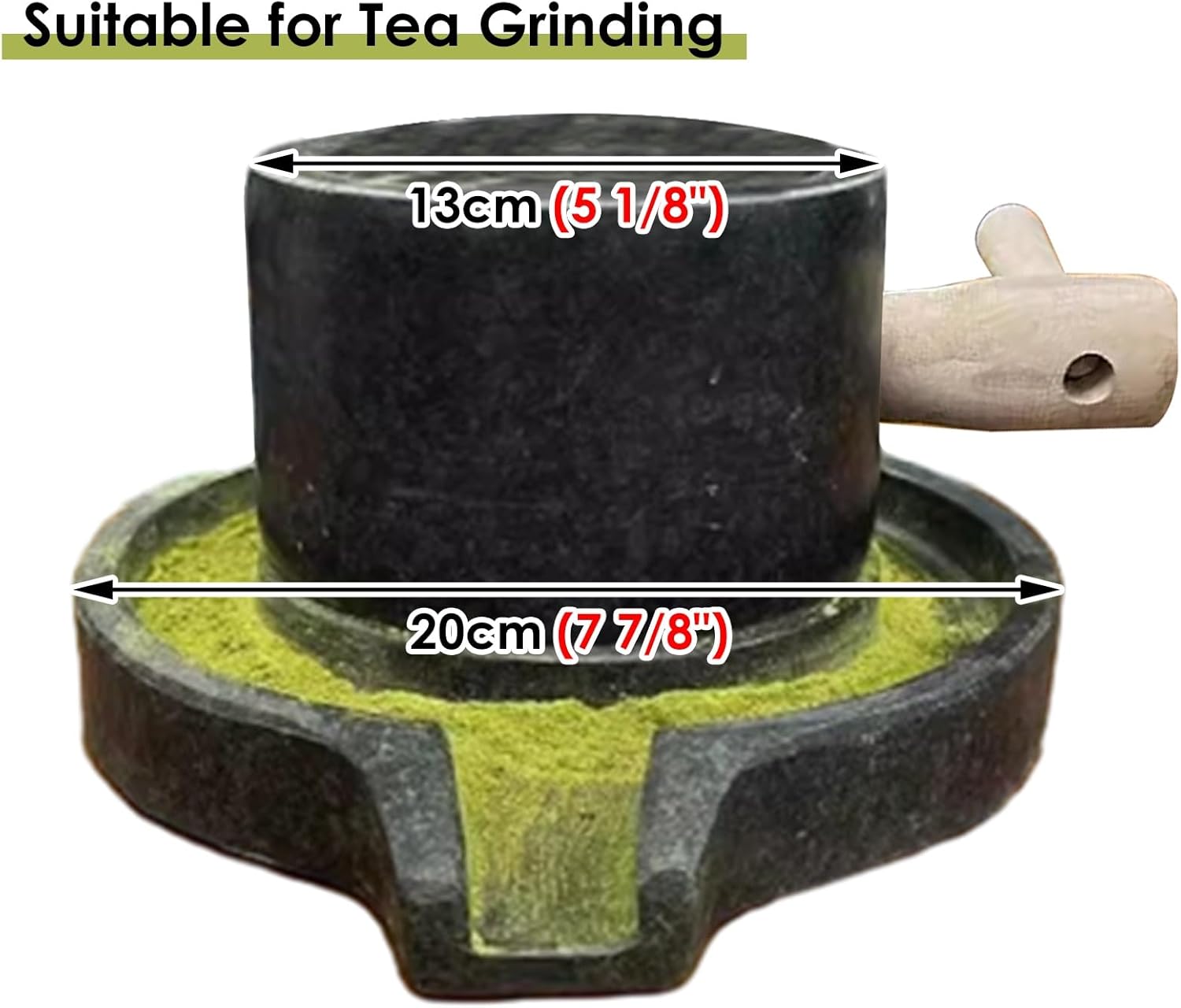 Retro Small Mill Grinder for Home, Nursery/Kitchen Craft Teaching Grinding, Women Manual Spices Tea Herb Powder Paste Bluestone Mills