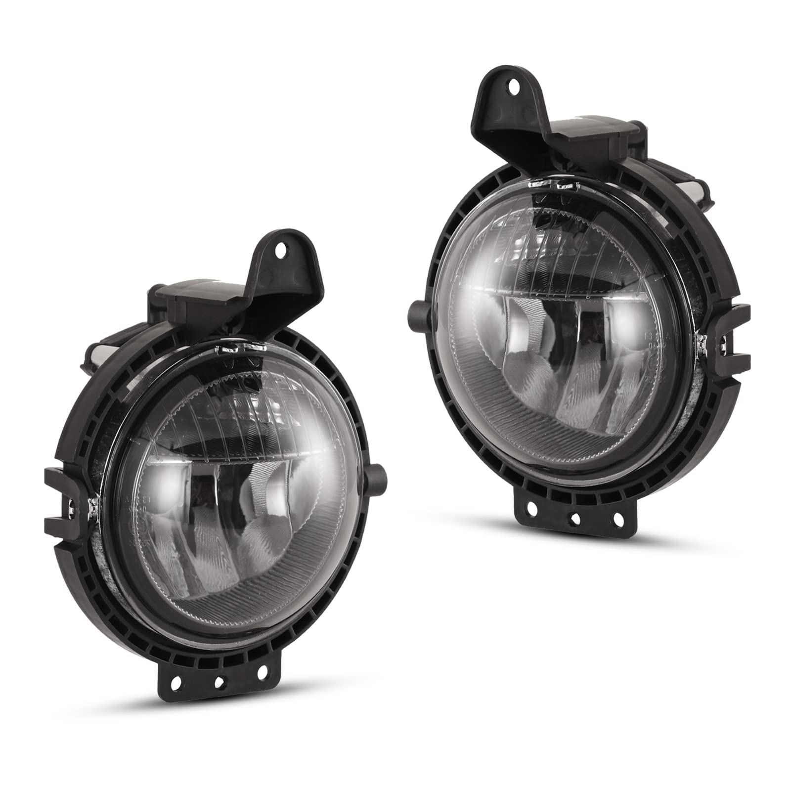 AUTOWIKI Front Bumper Fog Light Assembly for 2007-2015 Mini Cooper R56/ Convertible, 2006-2013 Mini Clubman With Smoke Lens 2PCS Fog Lights Replacement Set