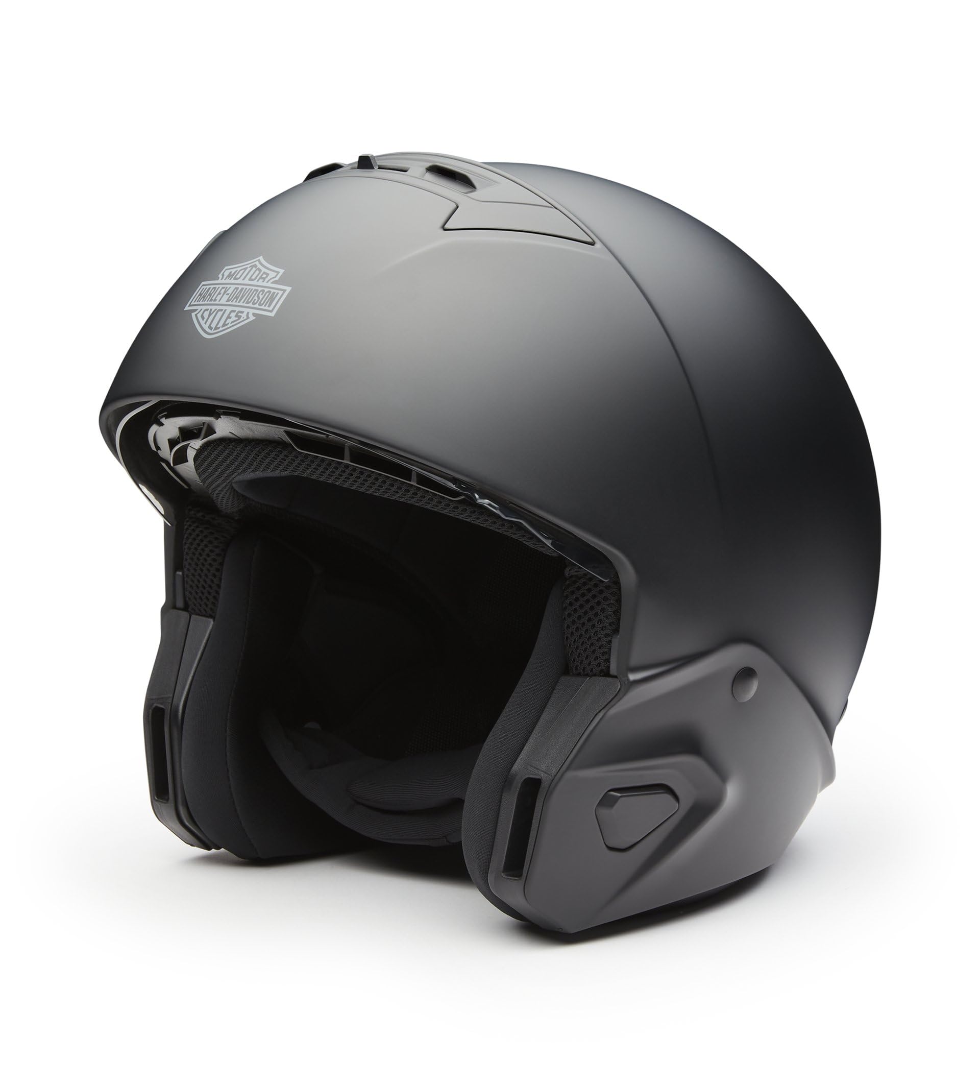 H-D Ultra X16 2-in-1 Matt Schwarz Motorrad Jet Helm