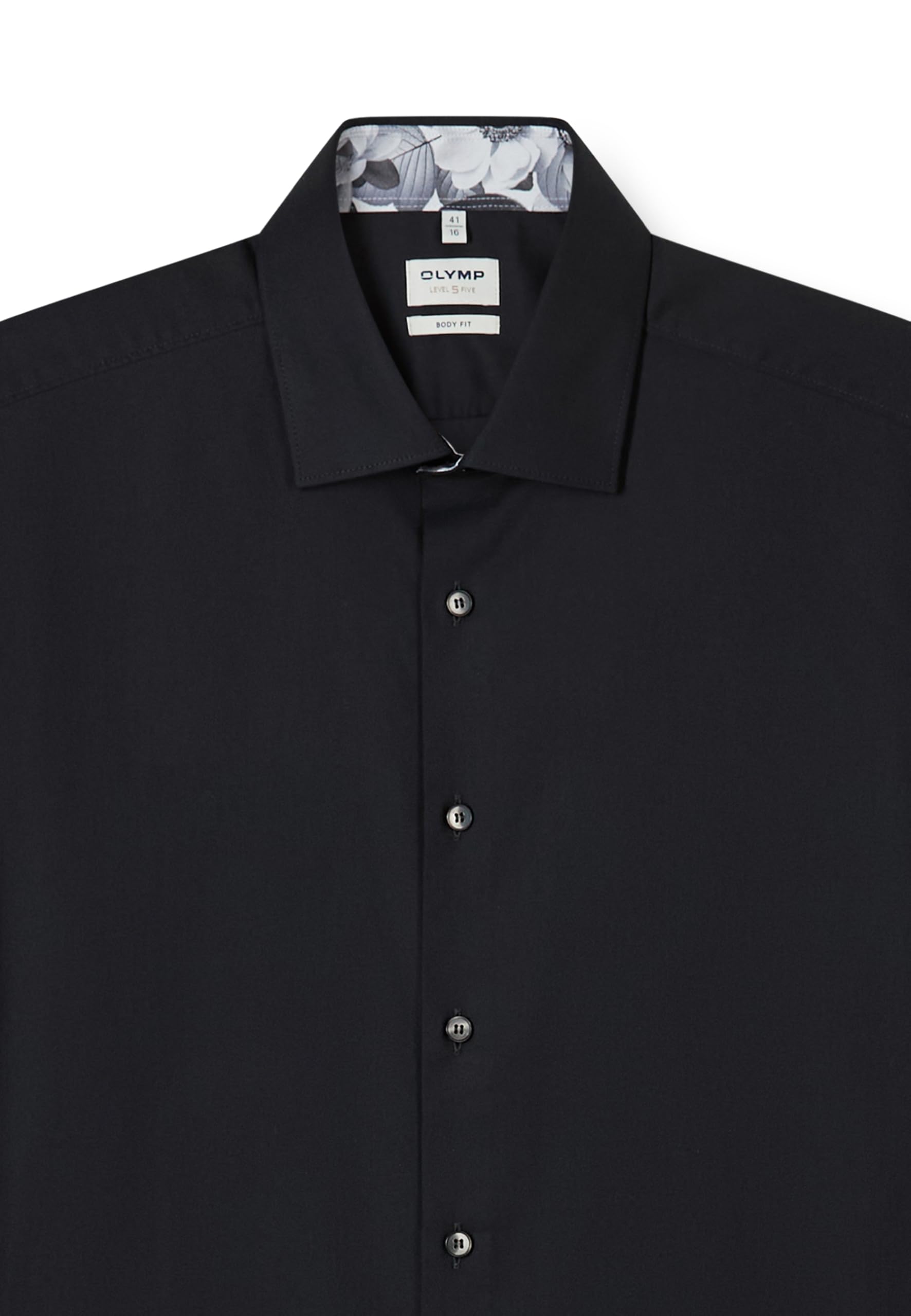 OLYMP Herren Oberhemd Langarm 216014,Twill,366 Level 5 Body fit (15.05.2015 - F16),New York Kent-2