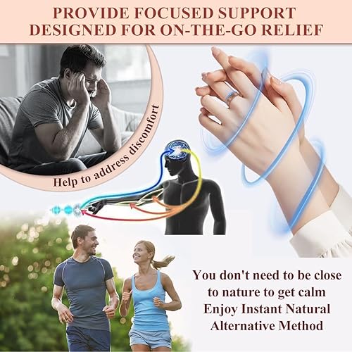 Miniatura 2 de Vicmag Anillo magnético de cobre para mujer, anillo de cobre para mujer, dedos pulgar, 100% cobre puro sólido, regalo de joyería ajustable, Metal,