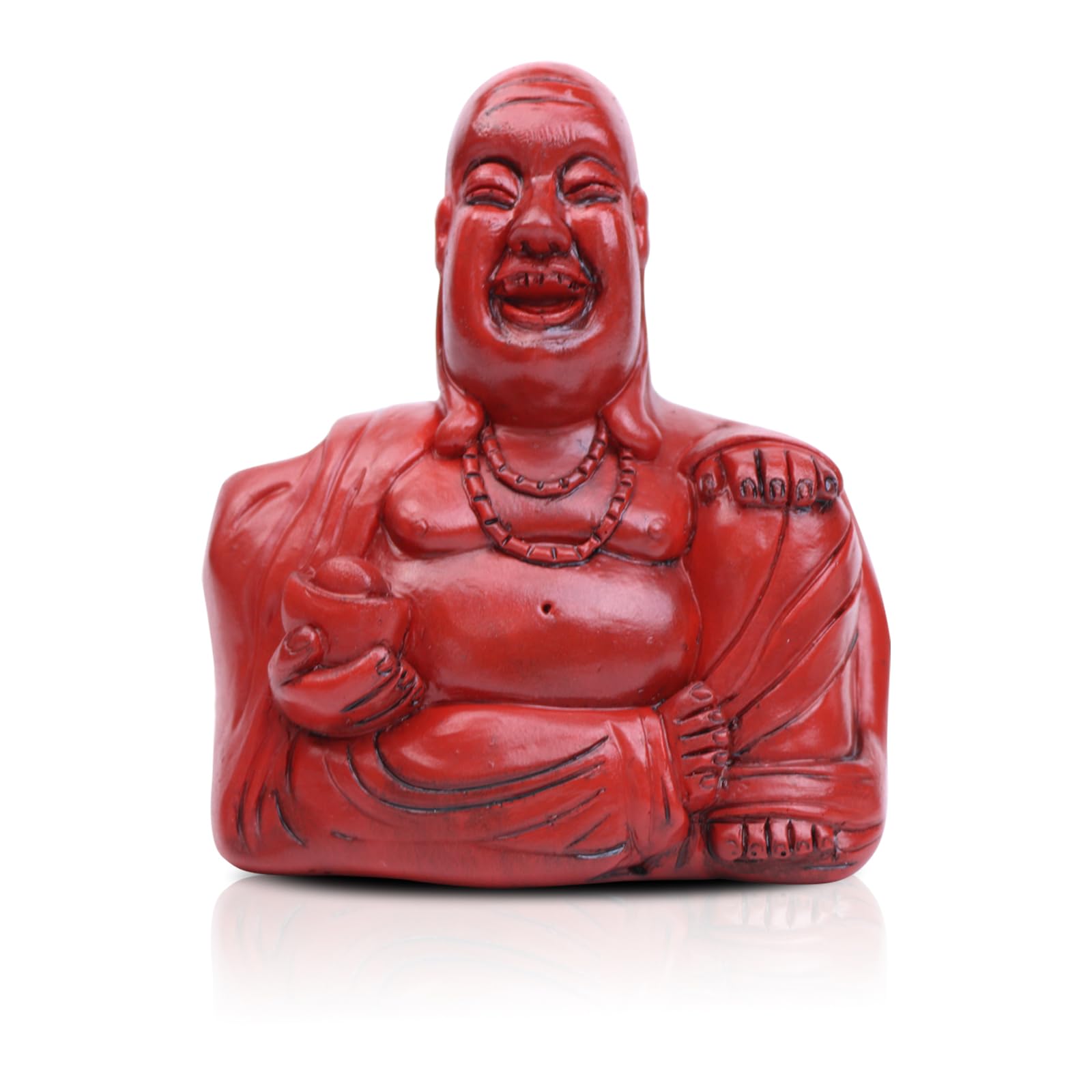 The Buddha Flip | Unexpected Backside, Buddha Ornament,Middle Finger Laughing Buddha Statue, Toptable Decoration, Resin Buddha Figurine Ornament,Unique Gift for Friends