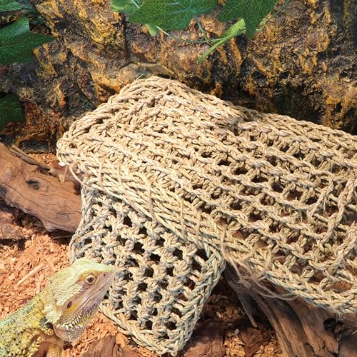 ExoRepti Bearded Dragon Hammock Lizard Tank Accessories Reptile Lounger Amphibian Habitat Dcor for Chameleon Geckos Snakes Hermit Crab Lguana Reptiles Tortoises